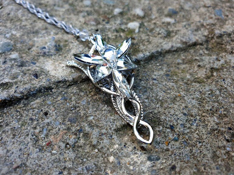 Gospodar Prstenova Lord of the Rings Aruenina Evenstar Ogrlica 4