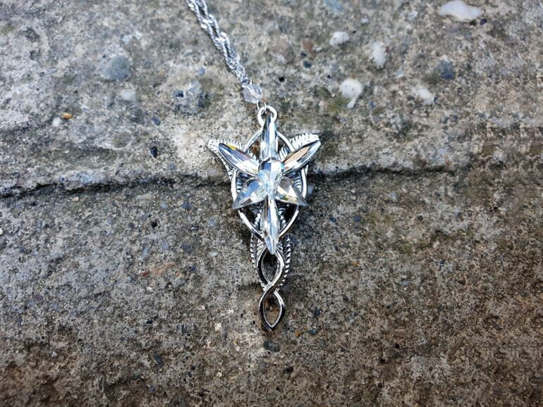 Gospodar Prstenova Lord of the Rings Aruenina Evenstar Ogrlica 5