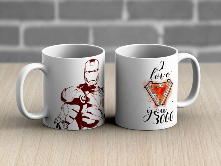 Iron Man Keramicka Solja za kafu caj posao 2