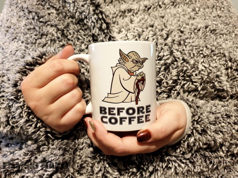 Yoda Baby Yoda Before After Coffee 2