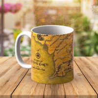 Lord of the Rings Gospodar Prstenova Middle Earth Mapa Srednje Zemlje Solja