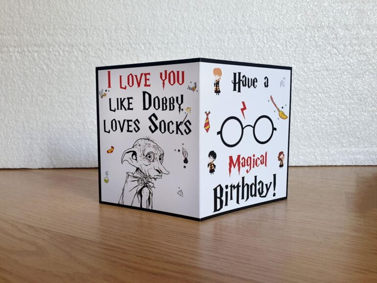 Harry Potter Dobby Cestitka za rodjendan 3