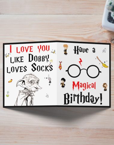 Harry Potter Dobby cestitka