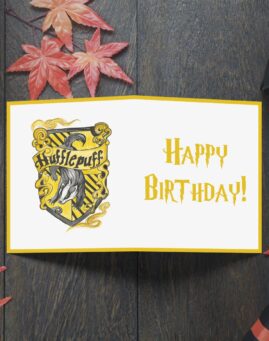 Harry Potter Hufflepuff Cestitka za rodjendan