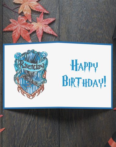 Harry Potter Ravenclaw Cestitka za rodjendan