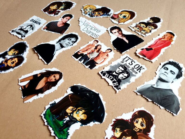 Vampire Diaries Stiker Pak 4