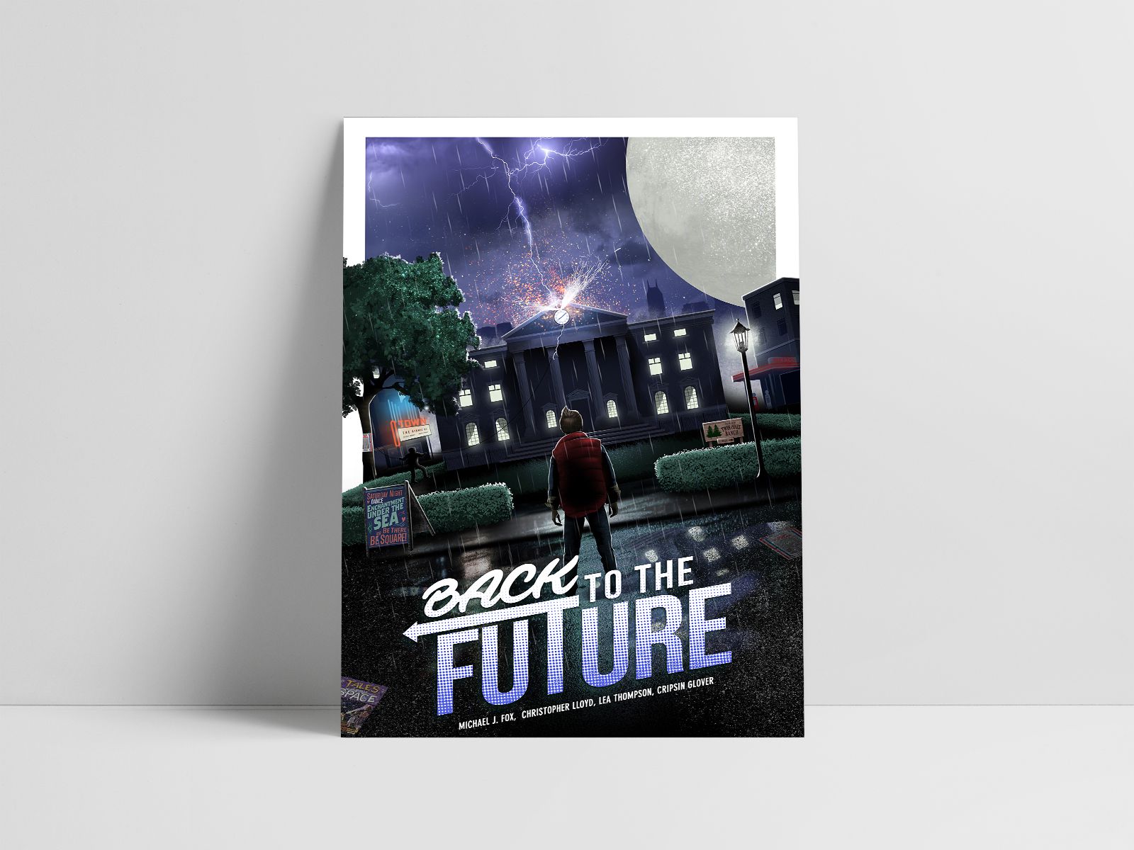 Back to the future Poster 4 30x40 1 Back to the future Poster 4 30x40 1