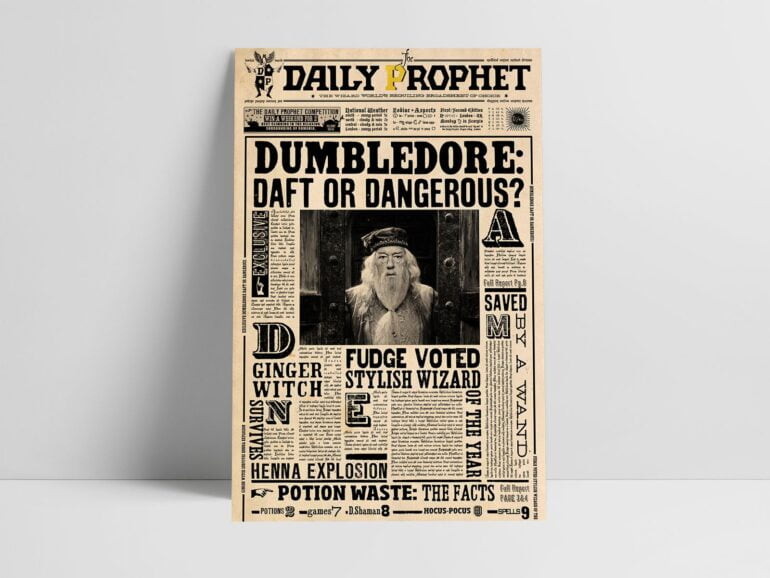 Harry Potter Filmski Poster Daily Prophet 32x48 1