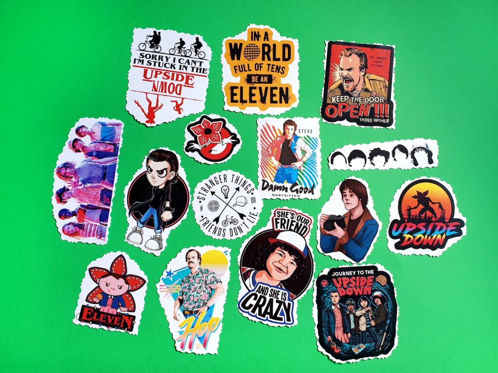 Stranger Things Stiker Pak - Bazzinga Shop