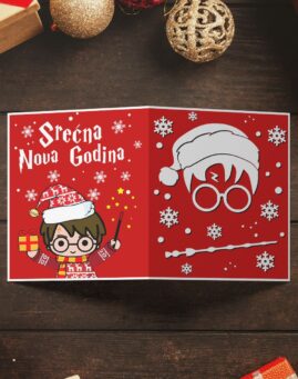 Harry Potter Novogodisnja Cestitka v1