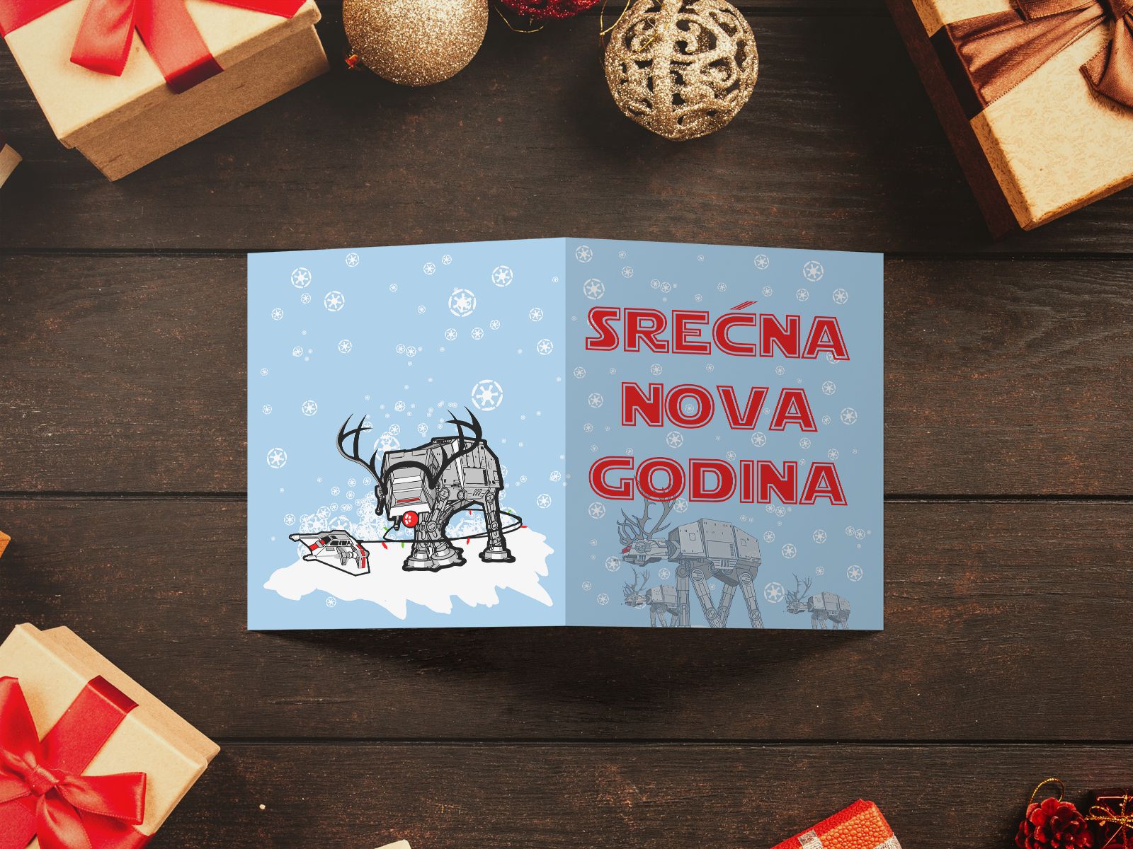 Star Wars Novogodisnja Cestitka v1 Star Wars Novogodisnja Cestitka v1