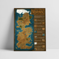 GoT Westeros 32x45cm poster