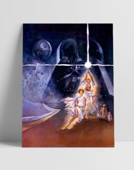 Star Wars Episode 4 A New Hope Retro poster