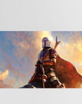 Star Wars The Mandalorian Filmski Poster 2