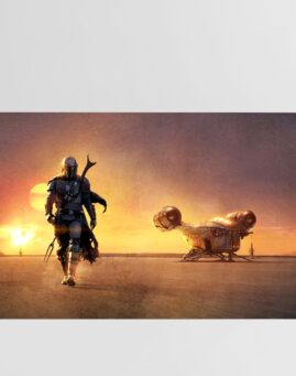 Star Wars The Mandalorian Filmski Poster 4