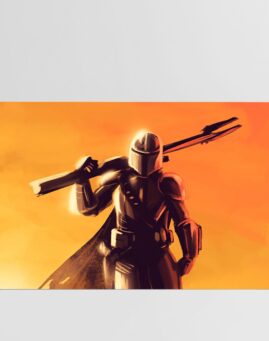Star Wars The Mandalorian Filmski Poster 6