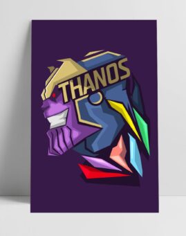 Avengers Thanos minimal poster