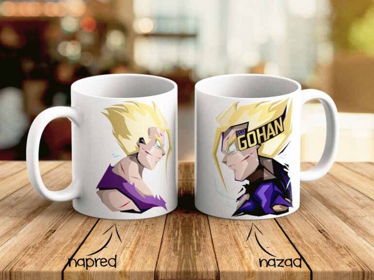 Dragon Ball Gohan Šolja napred i nazad