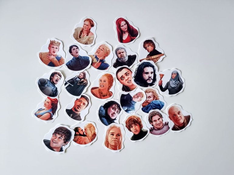 Game of Thrones Stikeri za laptop Igra Prestola Nalepnice 2