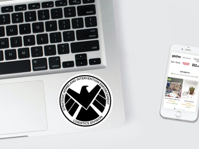 Agents of Shield 3 stiker za laptop
