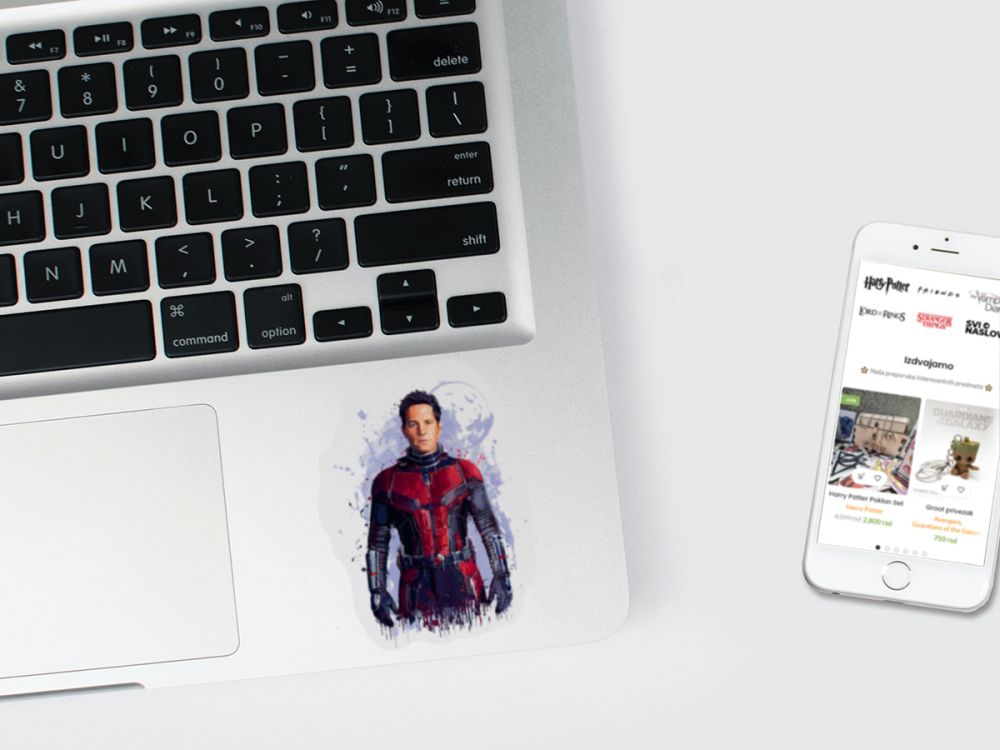 Ant Man Splash 3 stiker za laptop Ant Man Splash 3 stiker za laptop