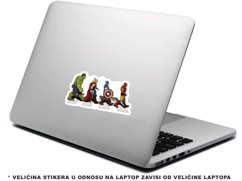 Avengers Beatles 5 stiker za laptop