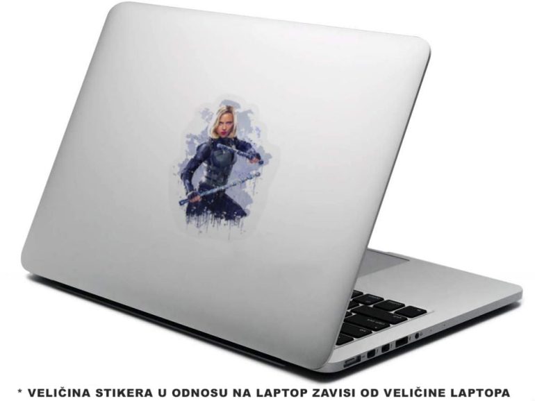Black Widow Splash 5 stiker za laptop