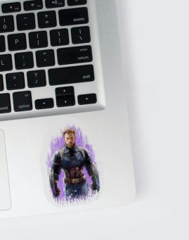 Captain America Splash 3 stiker za laptop