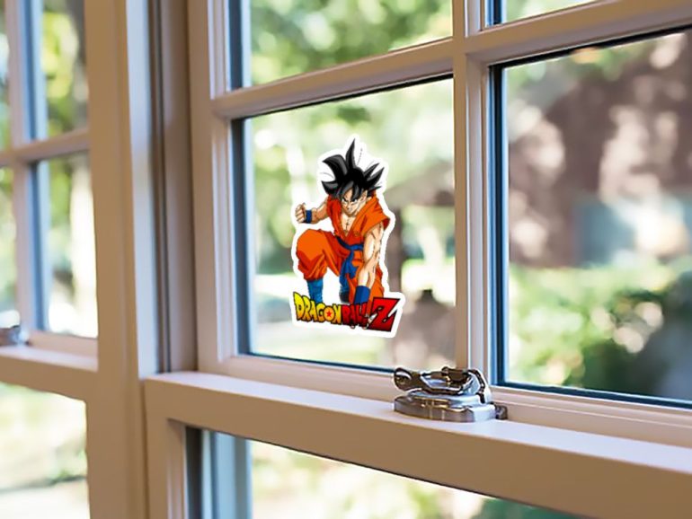 DBZ Goku 4 stiker za laptop