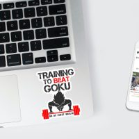 DBZ Training to Beat Goku 3 stiker za laptop
