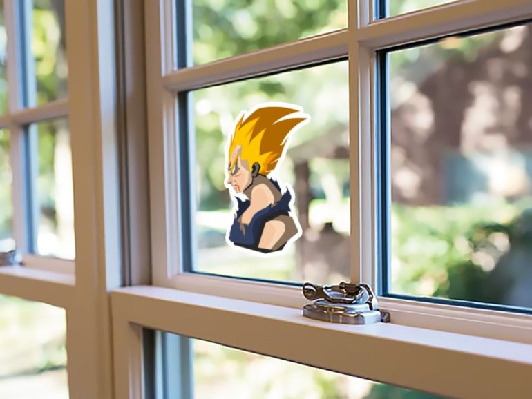 DBZ Vegeta 4 stiker za laptop