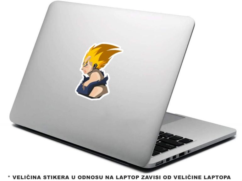 DBZ Vegeta 5 stiker za laptop