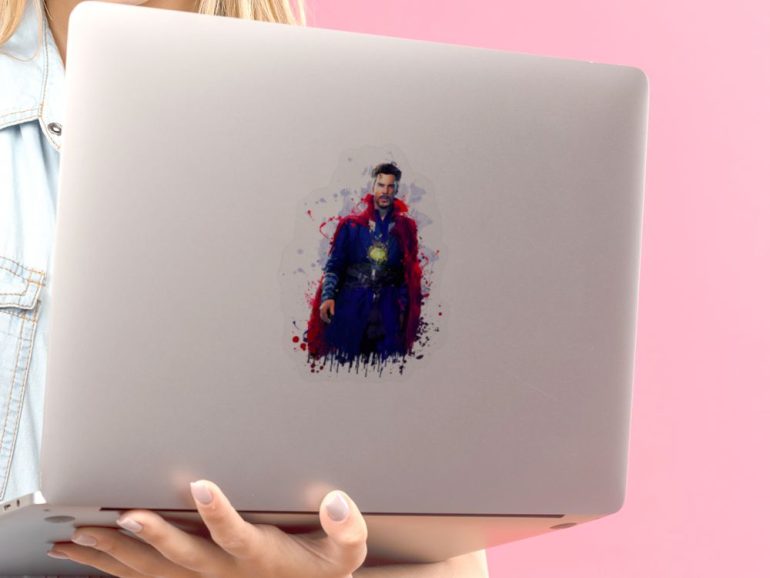 Doctor Strange Splash 1 stiker za laptop