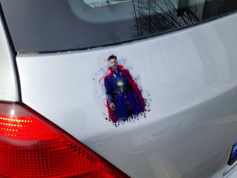 Doctor Strange Splash 2 stiker za laptop