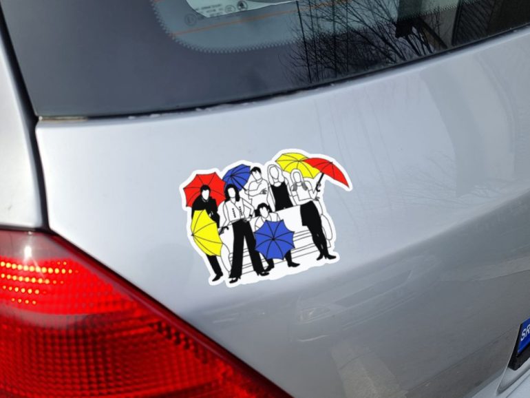 Friends Stiker 2 stiker za laptop