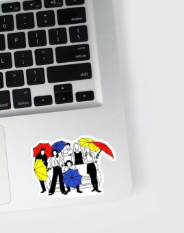 Friends Stiker 3 stiker za laptop
