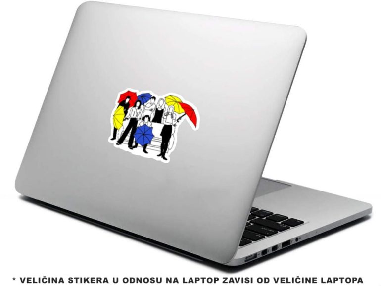 Friends Stiker 5 stiker za laptop