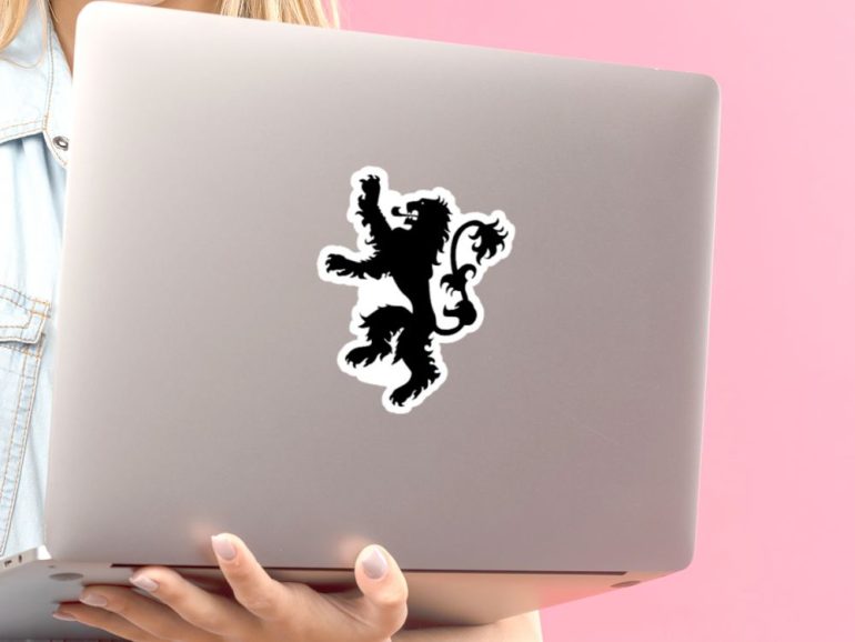 GoT Lannister 1 stiker za laptop