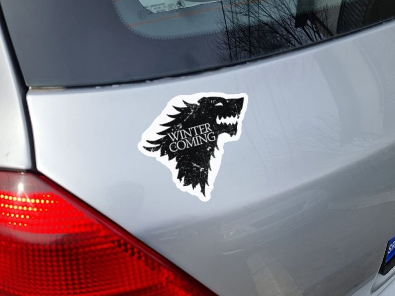GoT Stark 2 stiker za laptop