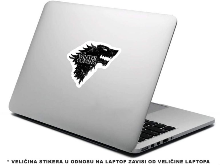 GoT Stark 5 stiker za laptop