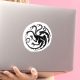 GoT Targaryen 1 stiker za laptop