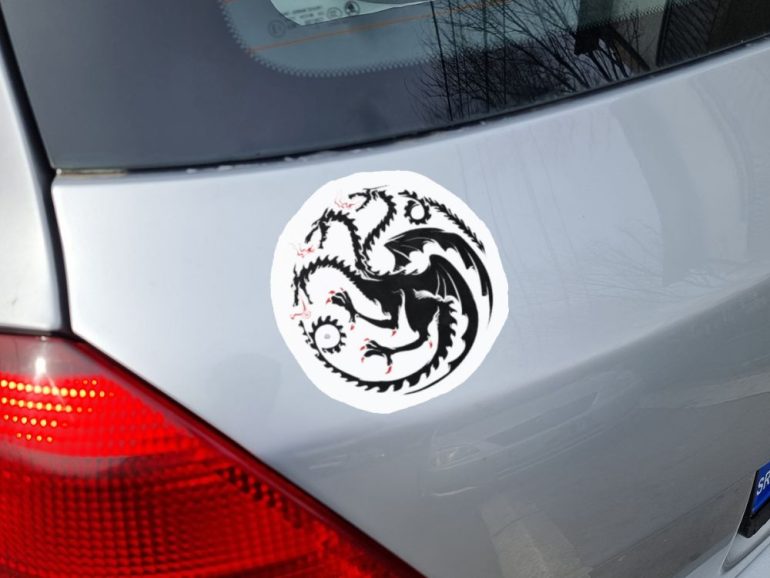 GoT Targaryen 2 stiker za laptop