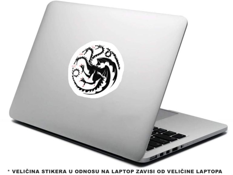 GoT Targaryen 5 stiker za laptop