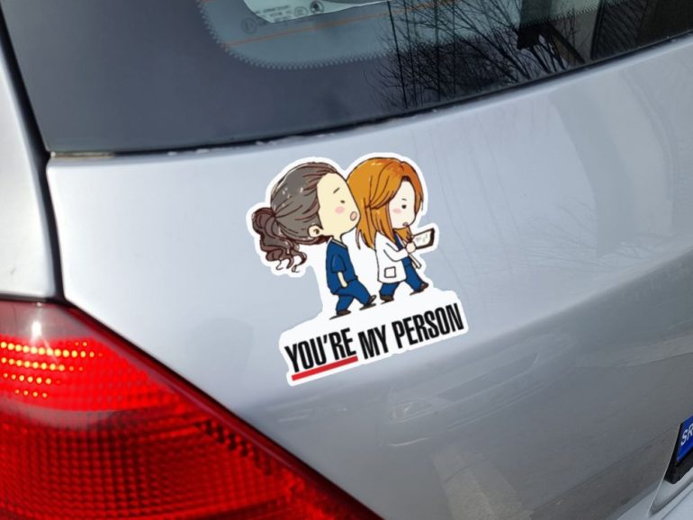 Greys Anatomy My Person 2 stiker za laptop