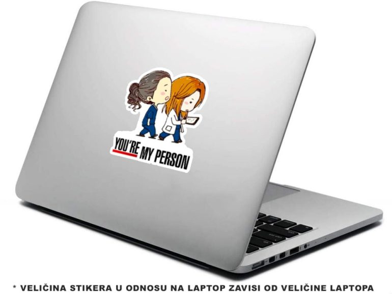 Greys Anatomy My Person 5 stiker za laptop