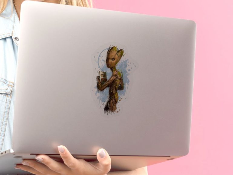 Groot Splash 1 stiker za laptop