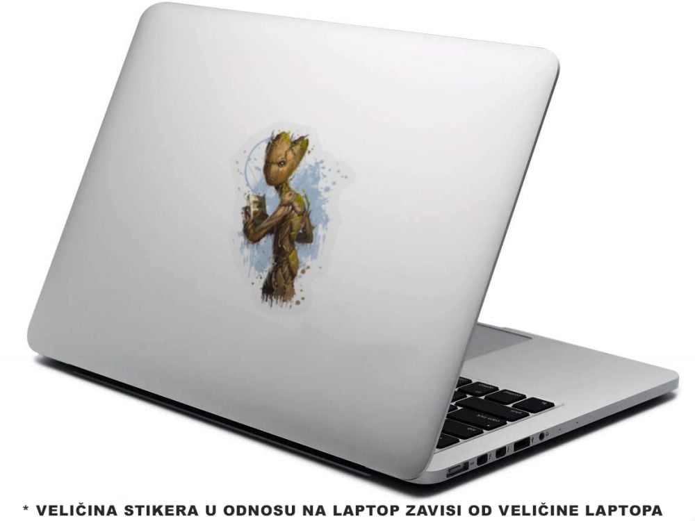 Groot Splash 5 stiker za laptop Groot Splash 5 stiker za laptop