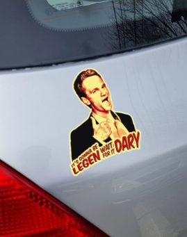 HIMYM Barney Legendary 2 stiker za laptop