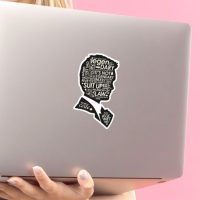 HIMYM Barney Quotes 1 stiker za laptop