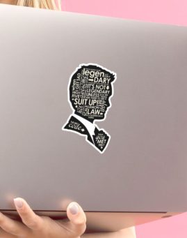 HIMYM Barney Quotes 1 stiker za laptop